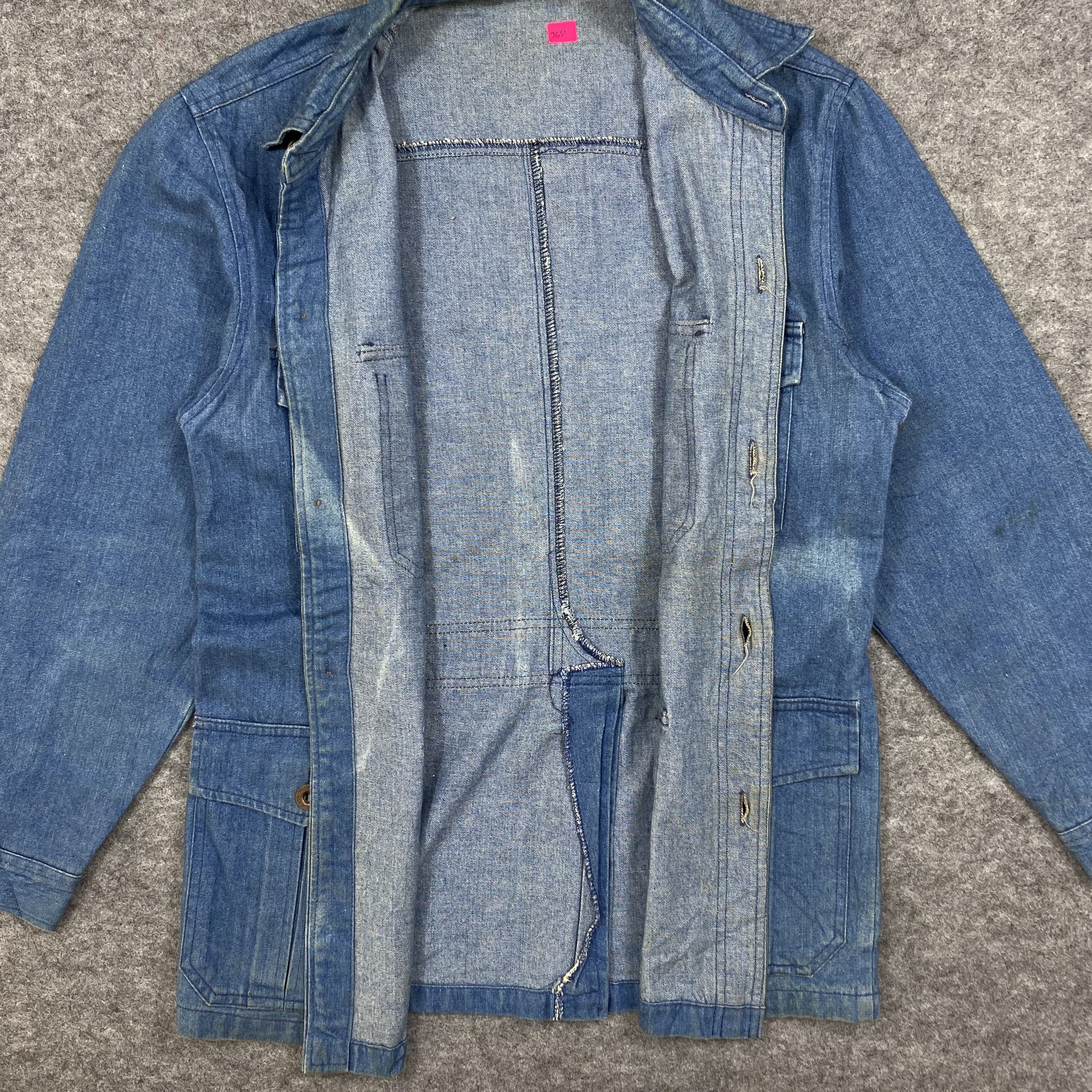 Vintage Vintage 70s GUNY Japan Denim Safari Jacket-J658 Size US S / EU 44-46 / 1 - 3 Thumbnail