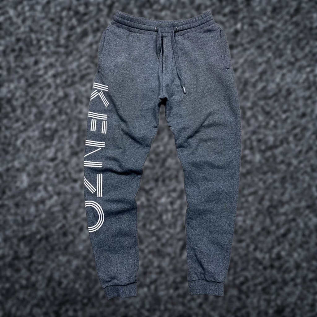 Kenzo KENZO Paris Vintage Mens Sweatpants Pants S Gray Cotton Slim Regular Size S Pants Boys Mens Size US 29 - 1 Thumbnail