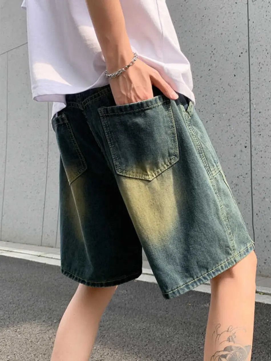 Japanese Brand Loose casual embroidered denim shorts Size US 32 / EU 48 - 5 Thumbnail