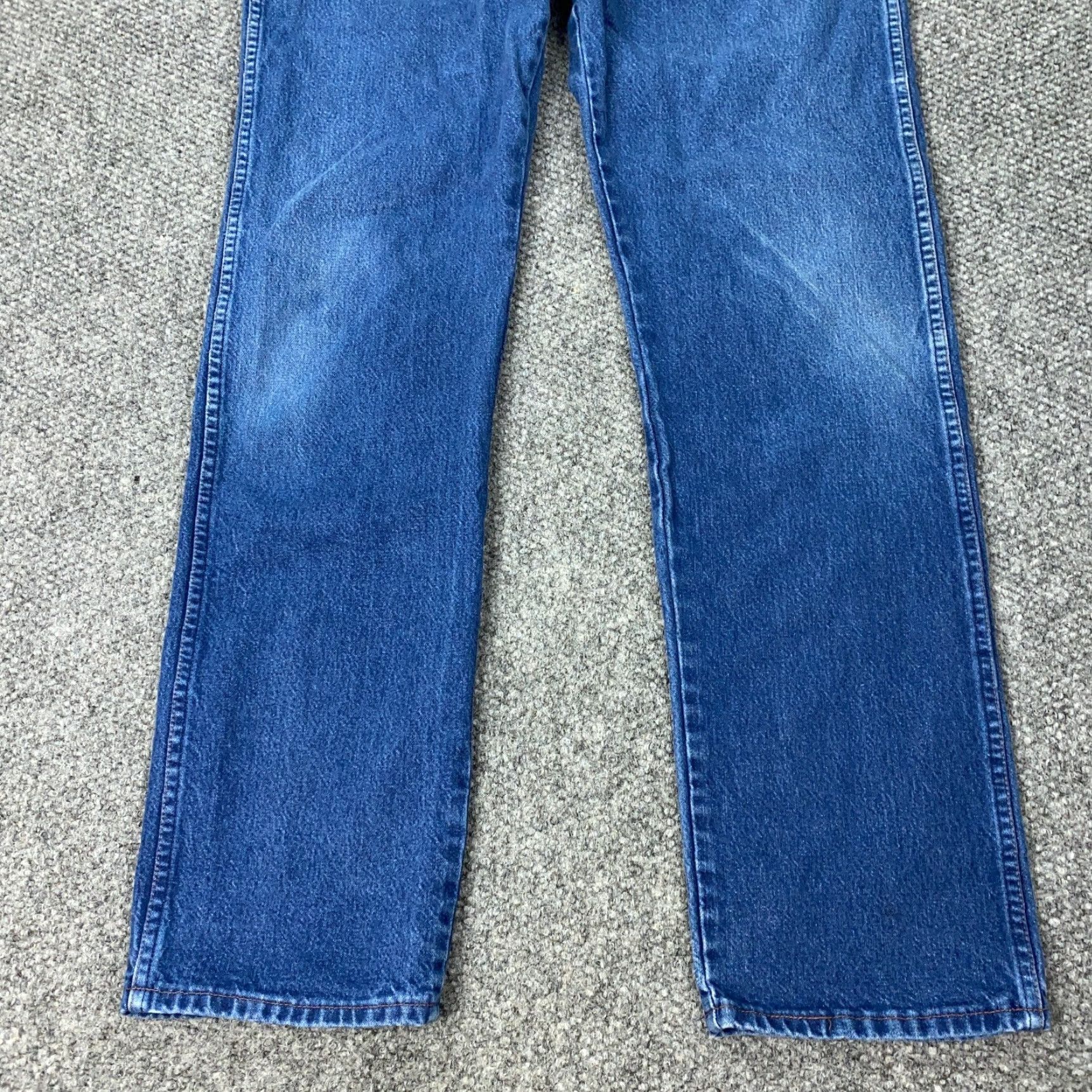 Wrangler VINTAGE Wrangler Cowboy Cut Jeans Mens 36x35 Straight Denim Blue 13MWZPW 5-Pocket USA Mens Jeans Size US 36 / EU 52 - 3 Thumbnail