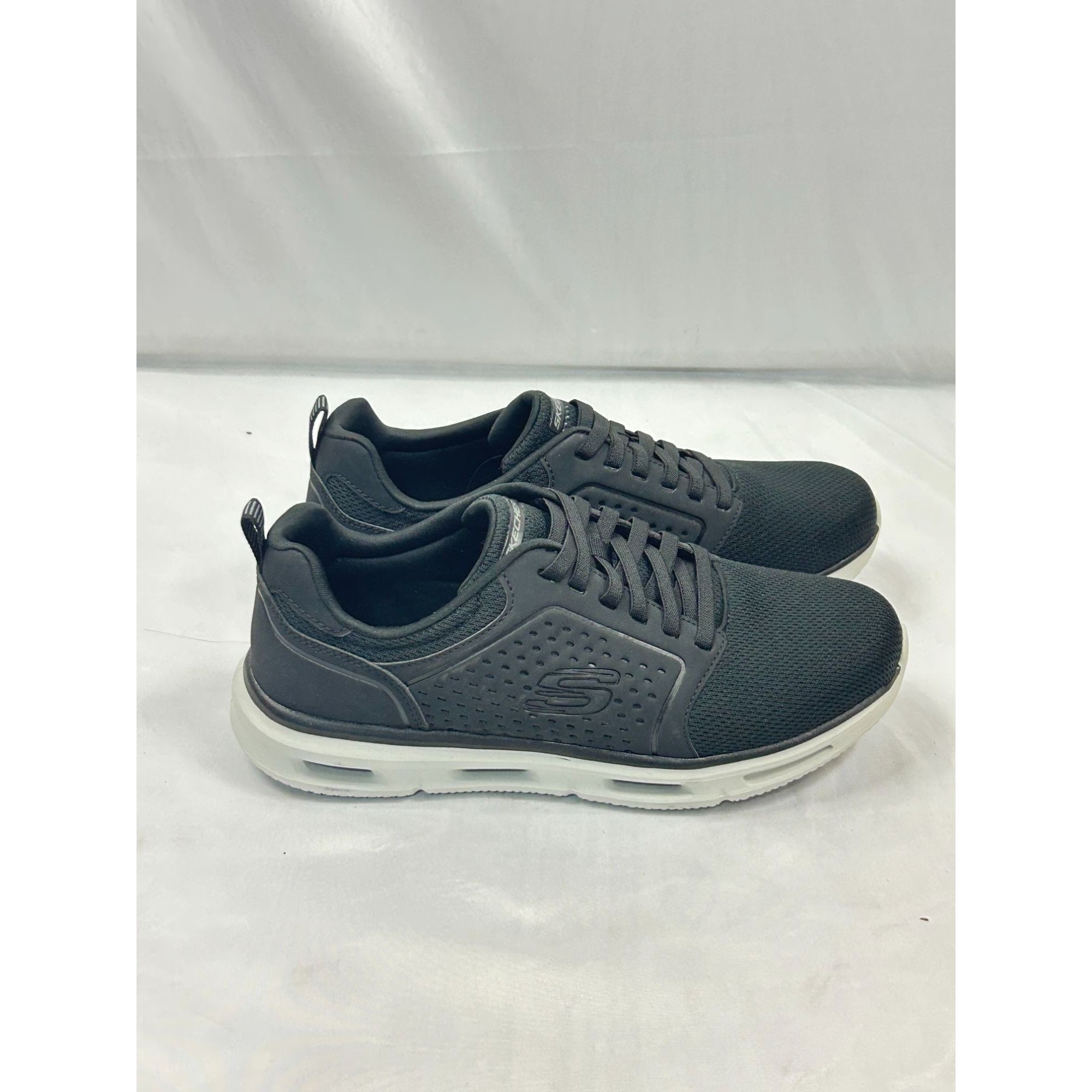 SKECHERS Skechers Men’s Sneakers Size 10 Black Memory Foam Comfort Wa Size US 10 / EU 43 - 1 Thumbnail