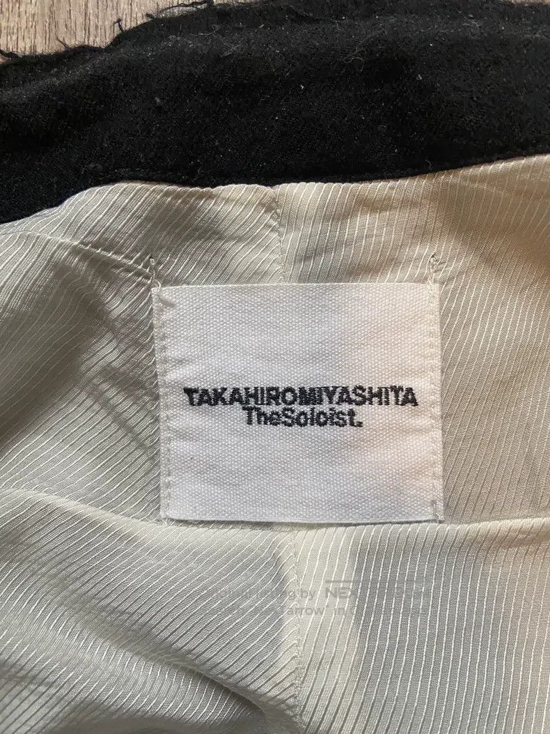 Takahiromiyashita The Soloist. Takahiromiyashita The Soloist. 17FW Cross Belt Wool Pants Size 52R - 2 Thumbnail