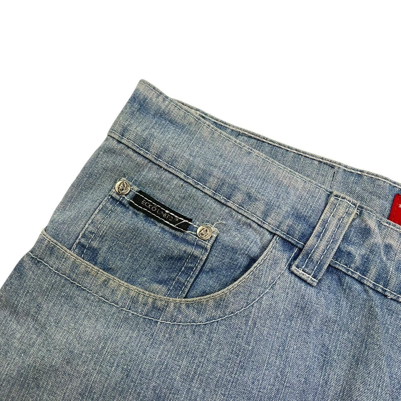 Ecko Unltd. Vintage Ecko Unltd Denim Shorts / Jorts - Waist: 35” Size US 35 - 5 Thumbnail