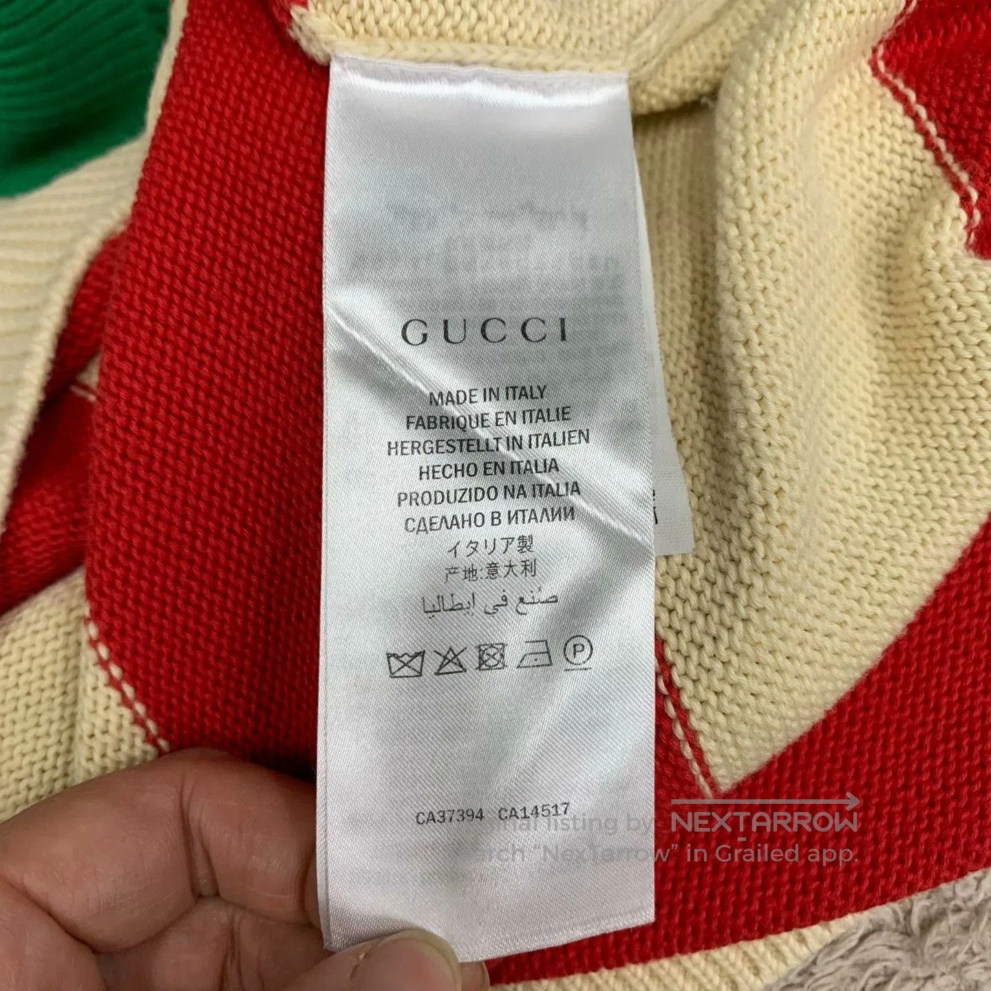 Gucci Gucci Double G Striped Polo Sweater. Size US XL / EU 56 / 4 - 7 Thumbnail