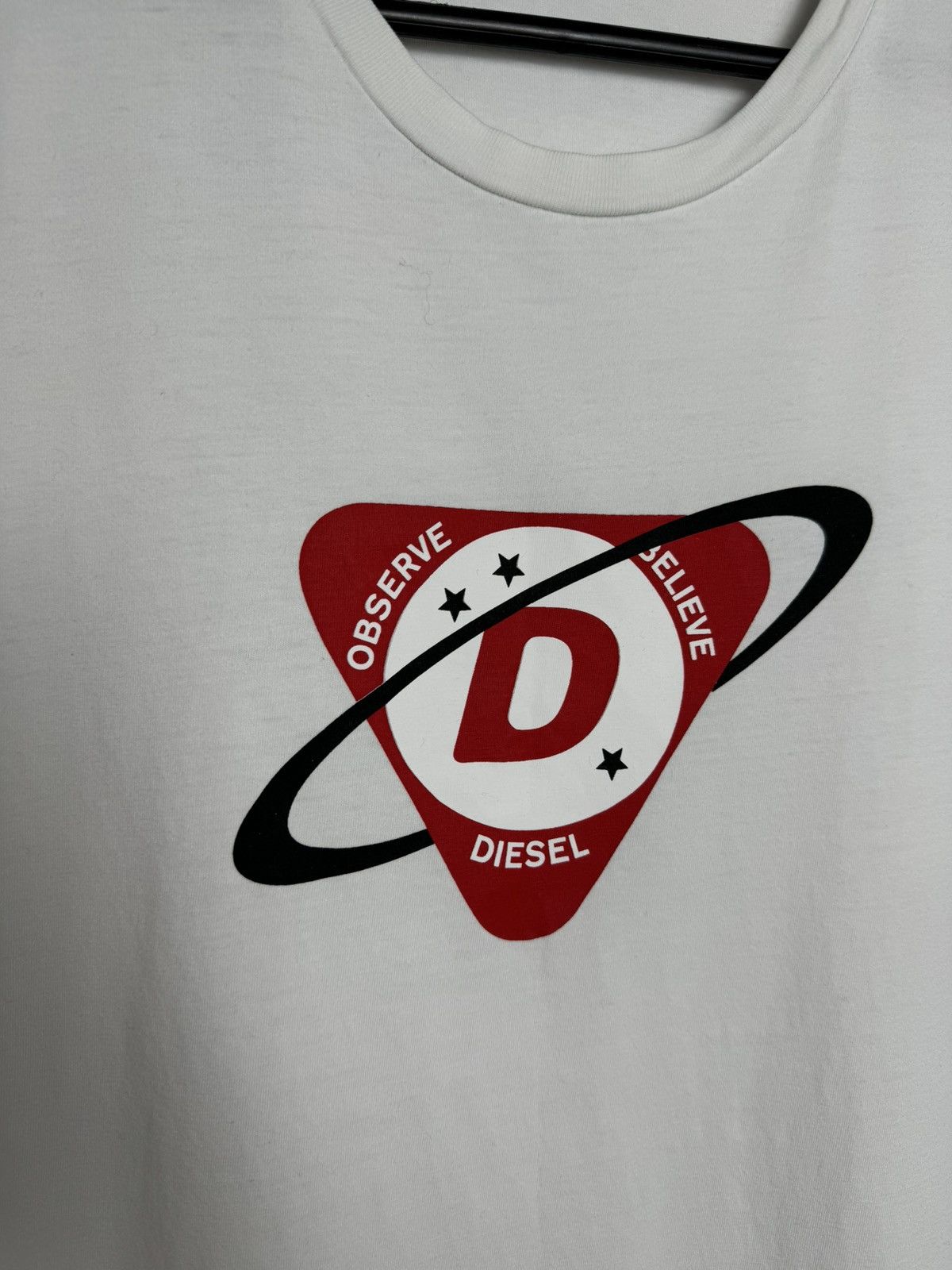 Diesel × Vintage Vintage Diesel tee big logo size L white Size US L / EU 52-54 / 3 - 5 Thumbnail