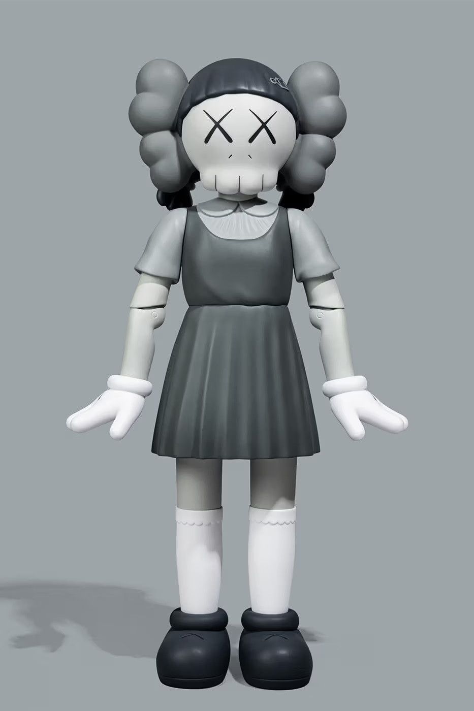 Kaws × Medicom Toy Kaws x Squid Game Young-Hee Vinyl Figure Grey Size ONE SIZE - 1 Thumbnail