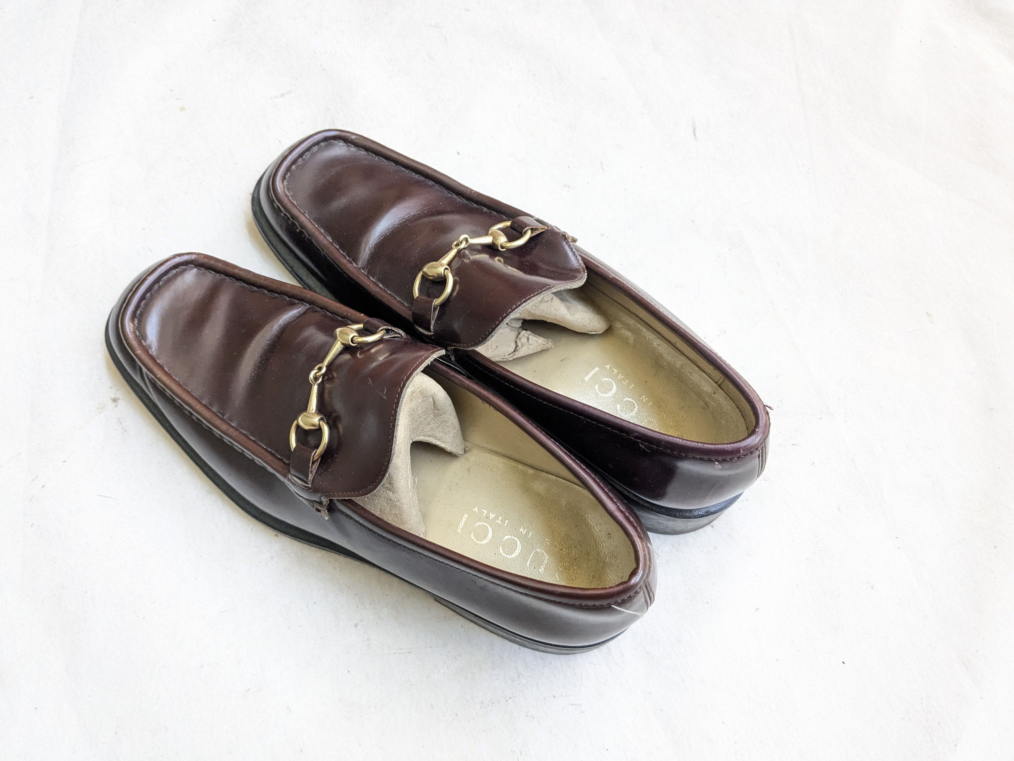 Gucci Gucci Horsebit Loafers Burgundy 10 D Leather Italy Slip On Size US 10 / EU 43 - 9 Thumbnail