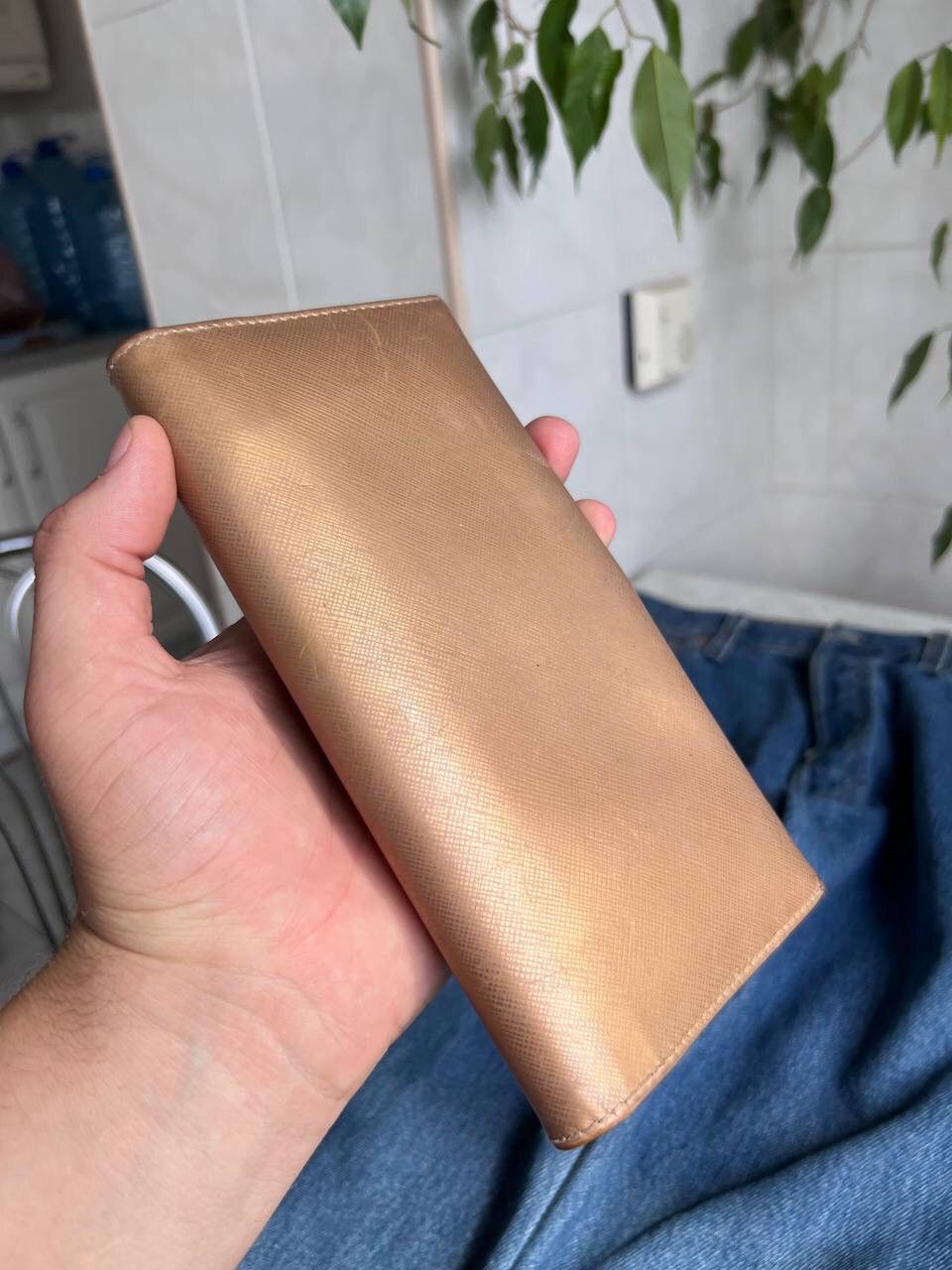 Salvatore Ferragamo Vintage Salvatore Ferragamo Leather Gold Wallet Size ONE SIZE - 5 Thumbnail