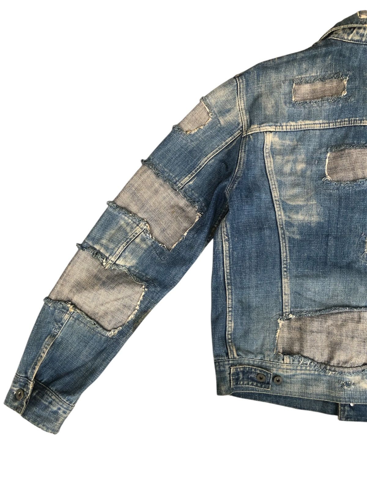 Dolce & Gabbana Dolce & Gabbana Boro Patchwork Distressed Denim Size US M / EU 48-50 / 2 - 10 Thumbnail