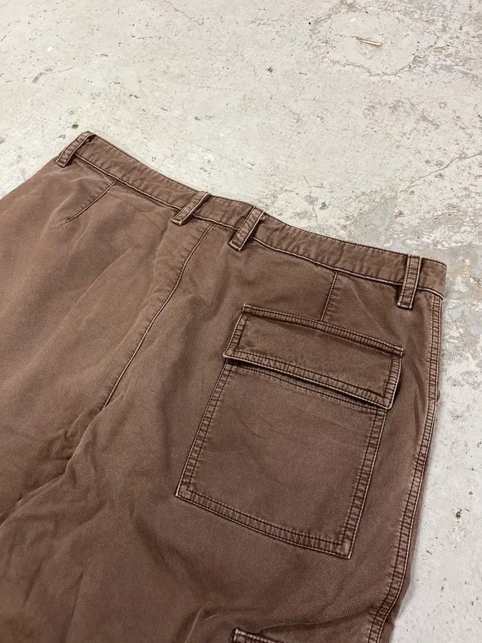 Dolce & Gabbana 2000s Dolce & Gabbana Baggy Brown Cargo Pants Size US 32 / EU 48 - 8 Thumbnail