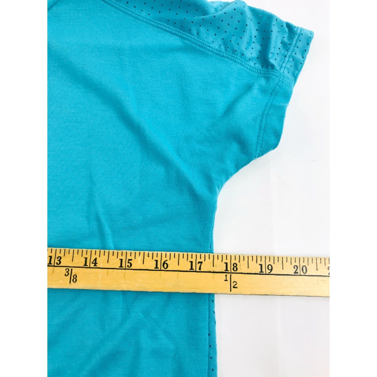 Avia Avia Shirt Women's Blue Size S (4-6) Workout Athleticwear Round Neck High Low Size S / US 4 / IT 40 - 3 Thumbnail