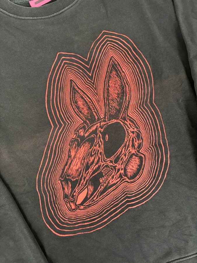 Alexander McQueen Alexander McQueen Nasty Rabbit Red & Black Crewneck Sweater Size US M / EU 48-50 / 2 - 7 Thumbnail