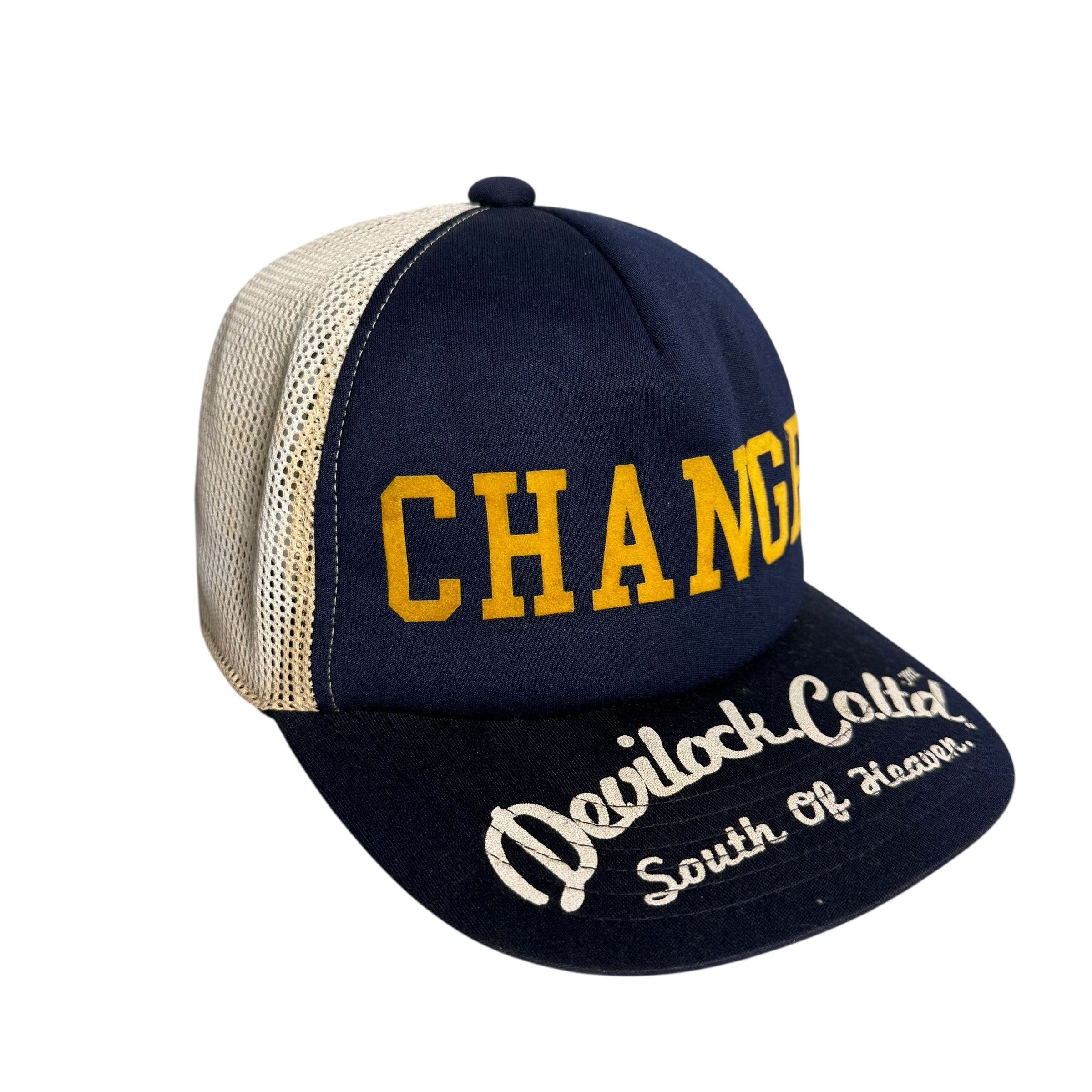 Devilock 🔥RARE🔥Vintage Devilock Co. Ltd Trucker Snapback Cap Size ONE SIZE - 2 Thumbnail