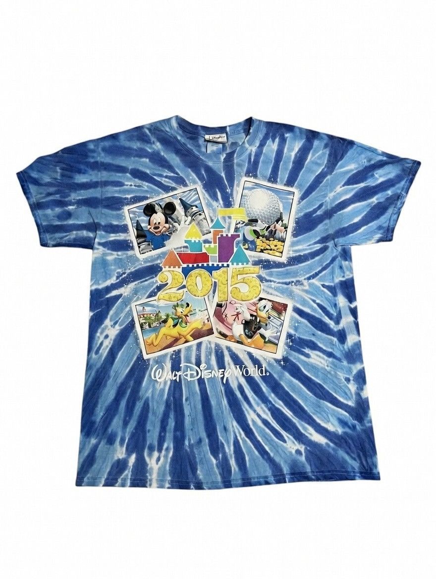 Disney vintage 2015 Walt Disney World souvenir tie-dye T-shirt Size US L / EU 52-54 / 3 - 1 Thumbnail