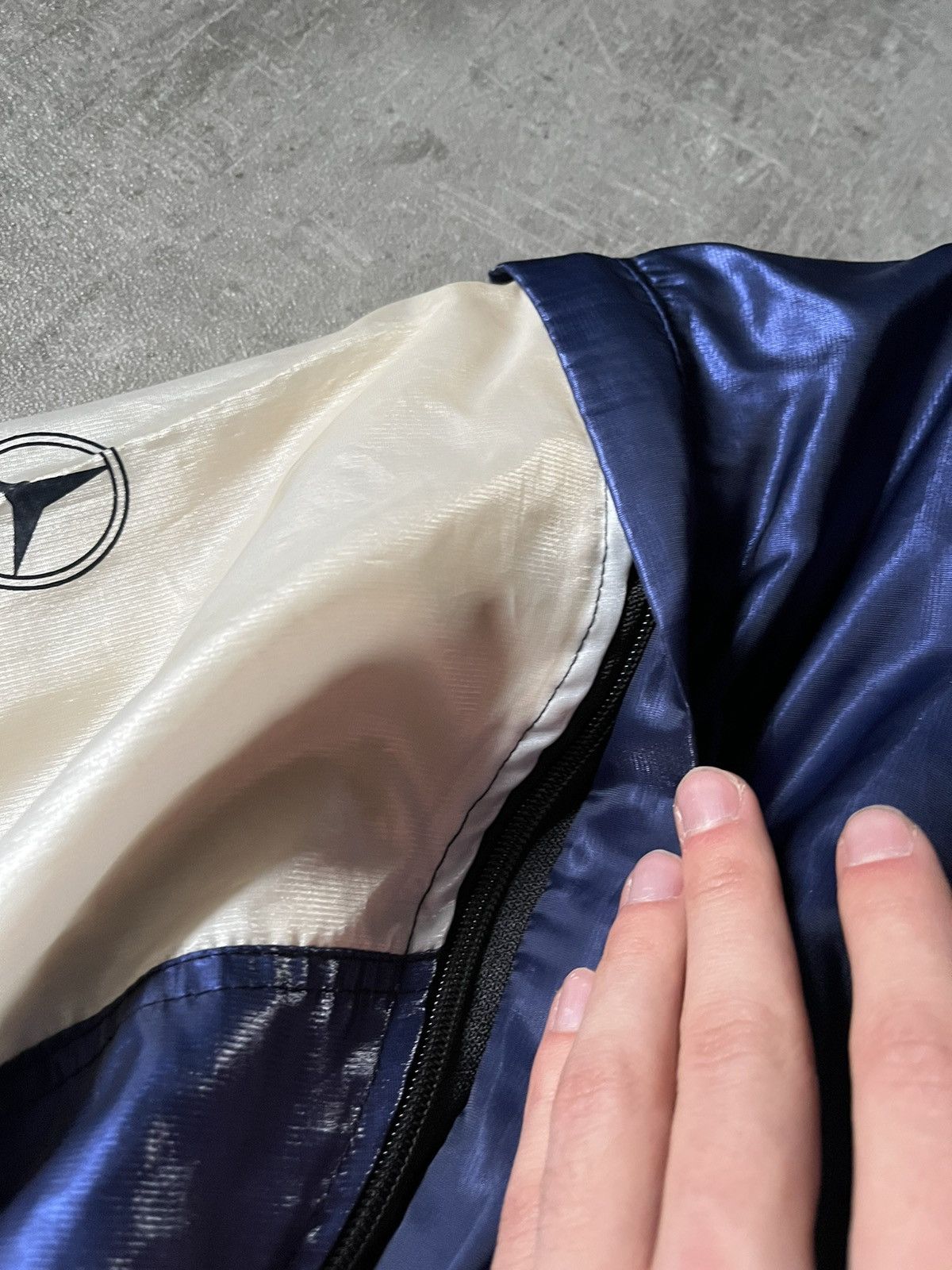 Mercedes-Benz Vintage Mercedes Benz jacket nylon 90s rare Size US XL / EU 56 / 4 - 13 Thumbnail