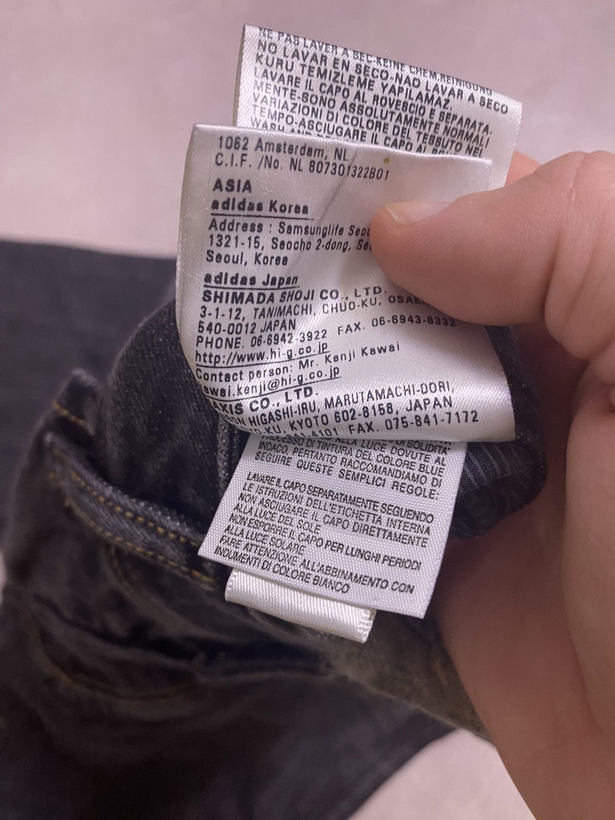 Adidas × Diesel Diesel Faded blue Baggy avant garde denim y2k jeans pants Size US 33 - 10 Thumbnail