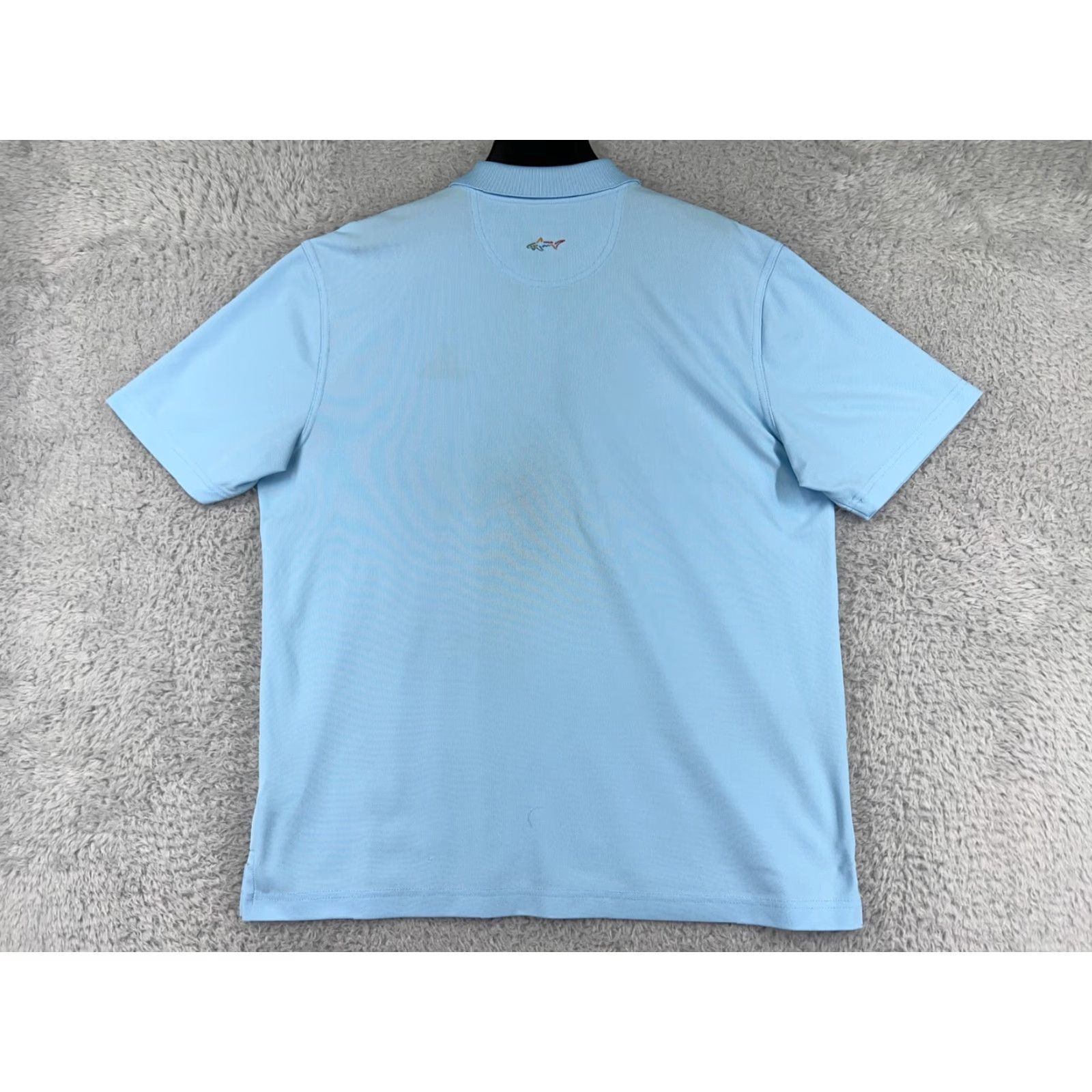 Vintage Greg Norman Polo Shirt Mens Large Blue Golf Play Dry Shirt Size US L / EU 52-54 / 3 - 2 Thumbnail