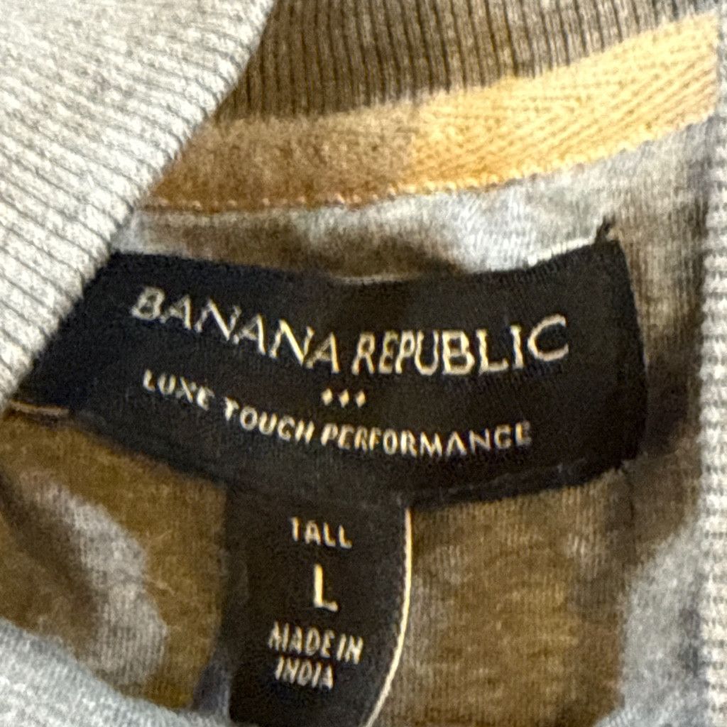 Banana Republic Banana Republic Luxe Touch Bomber Jacket L Tall Grey Size US L / EU 52-54 / 3 - 8 Thumbnail