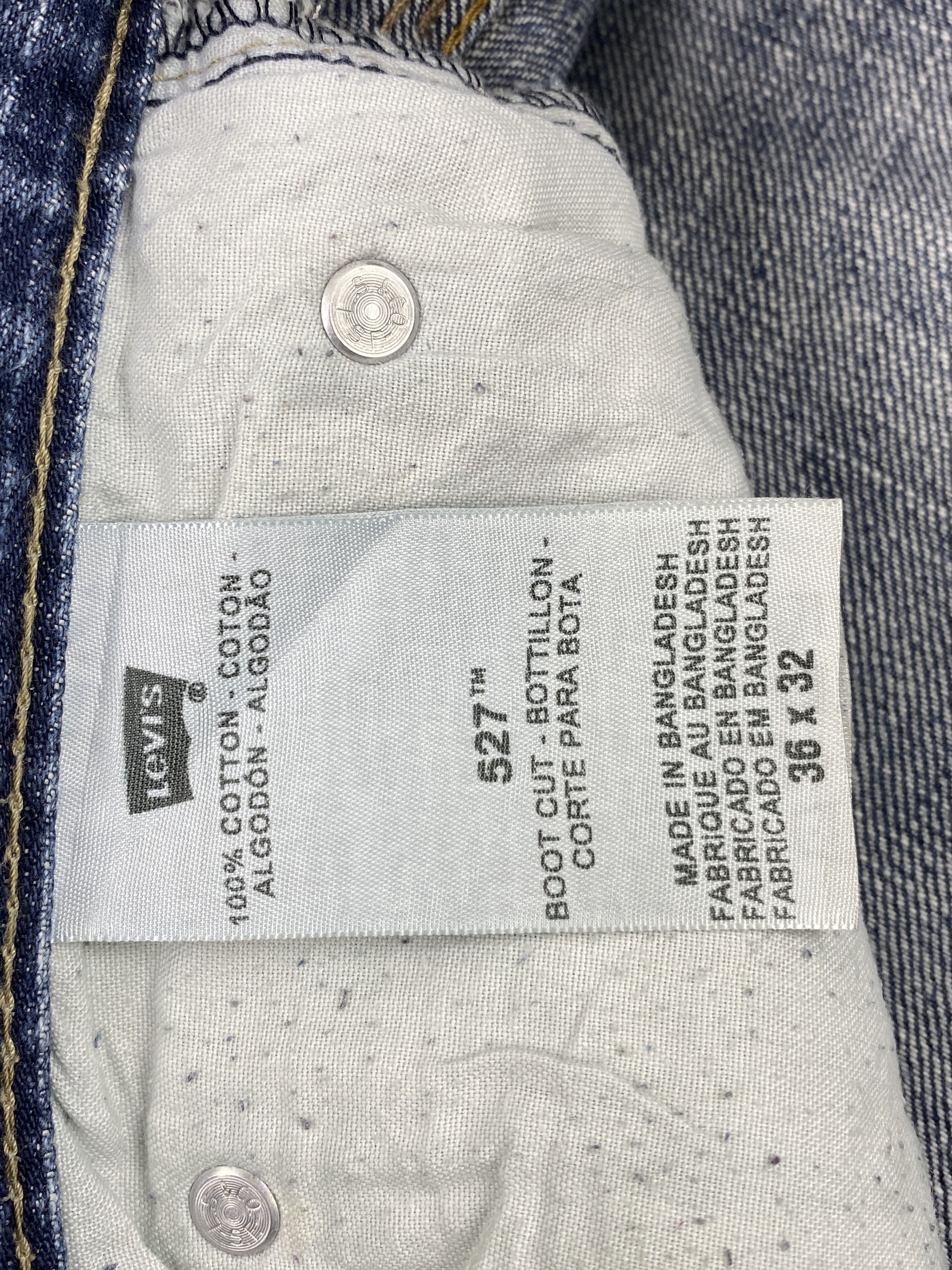 Levi's × Vintage Vintage Levi's 527 Distressed Bootcut Jeans Size US 38 / EU 54 - 11 Thumbnail
