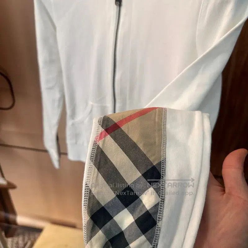 Burberry Burberry Women's M White Cotton Jacket. Size M / US 6-8 / IT 42-44 - 3 Thumbnail