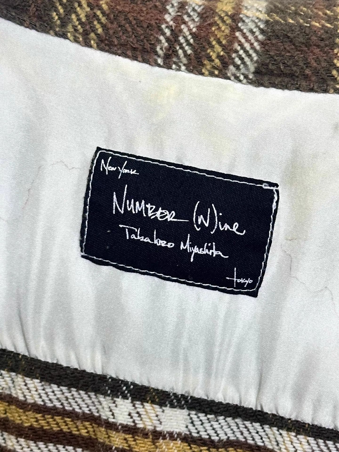 Number (N)ine Number (N)ine 05AW Flannel Check Jacket Size US M / EU 48-50 / 2 - 5 Thumbnail
