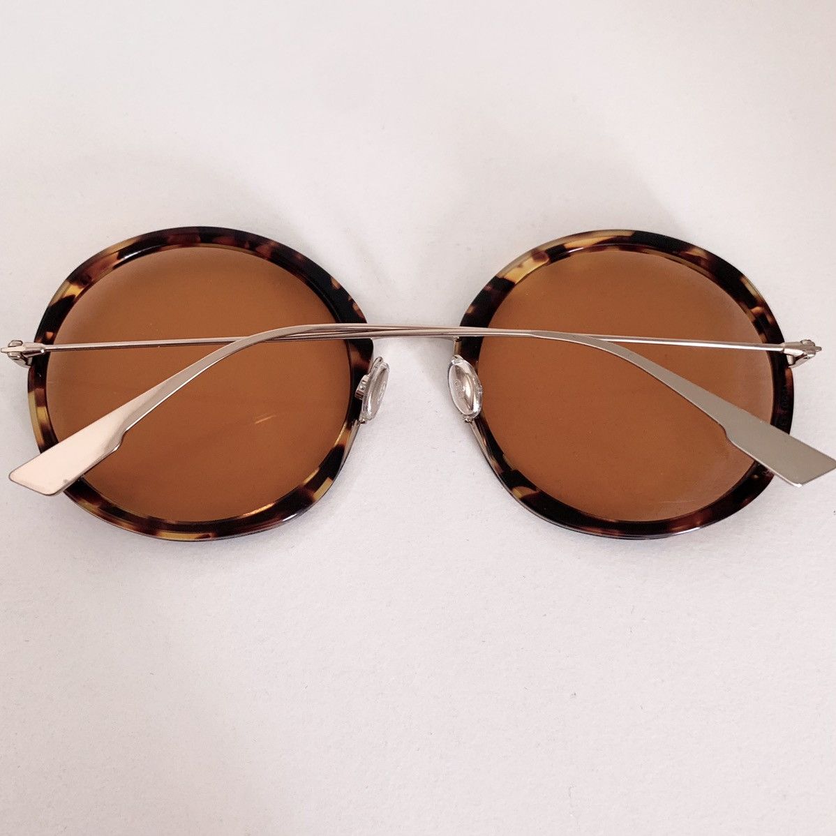 Dior Dior large round amber sunglasses Size ONE SIZE - 14 Thumbnail