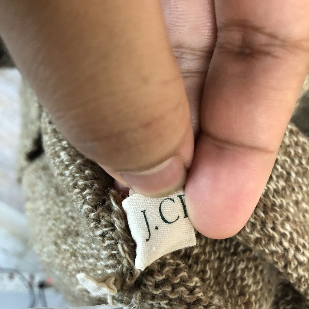 Homespun Knitwear × J.Crew × Japanese Brand J Crew Brown Knitwear mohair vintage #A306 Size US M / EU 48-50 / 2 - 10 Thumbnail