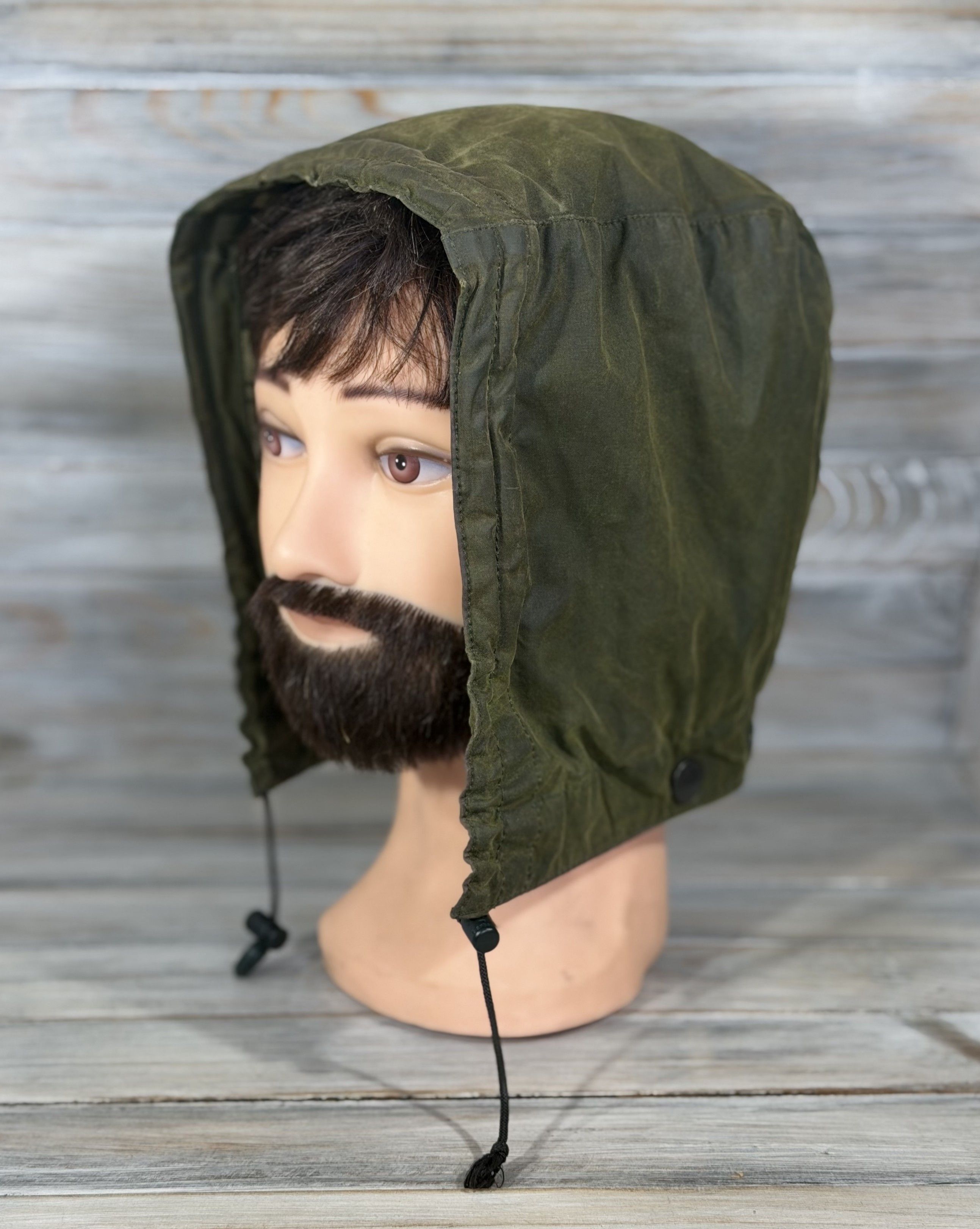 Barbour BARBOUR Wax Hood For Waxed Cotton Jacket Green One Size Size ONE SIZE - 1 Thumbnail
