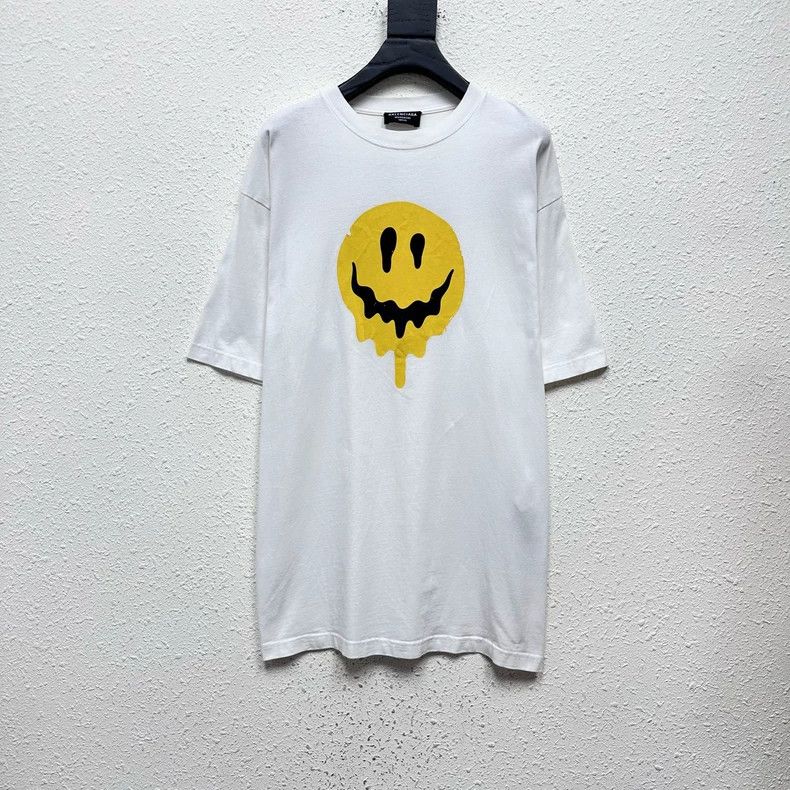 Balenciaga Balenciaga Dissolved Smile Scissors Embroidered Short Slee Size US S / EU 44-46 / 1 - 1 Thumbnail