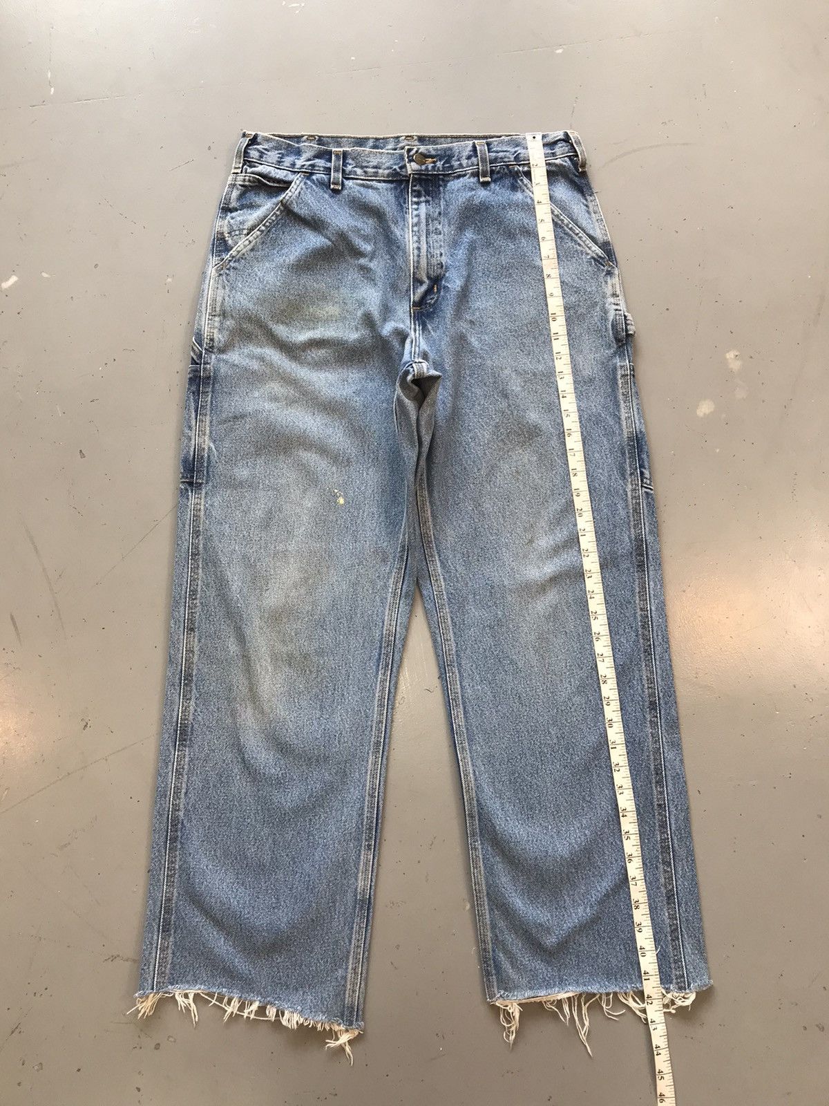 Carhartt × Vintage Vintage Carhartt B237 DST carpenter denim Size US 34 / EU 50 - 2 Thumbnail