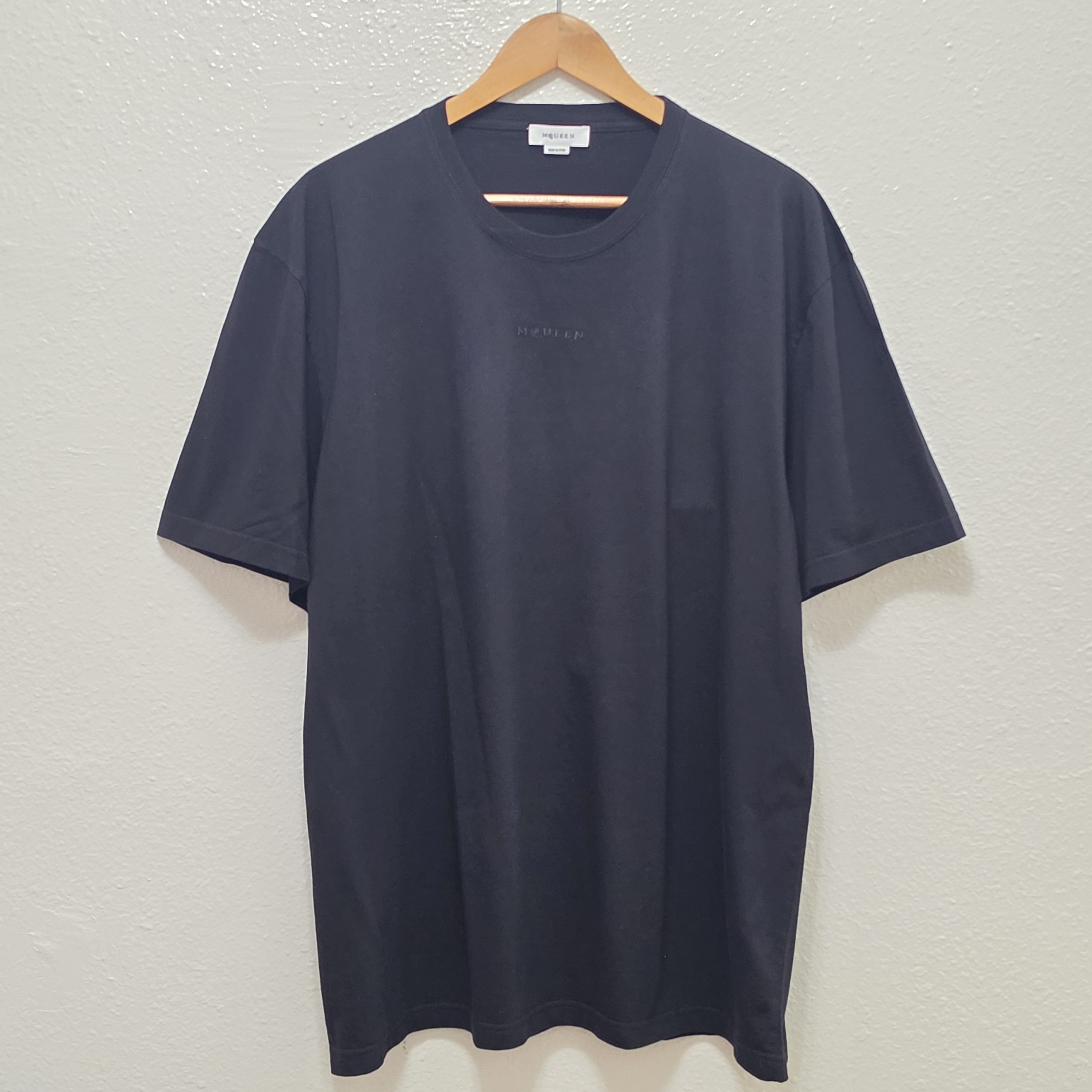 Alexander McQueen Embroidered logo t-shirt Size US XL / EU 56 / 4 - 1 Thumbnail