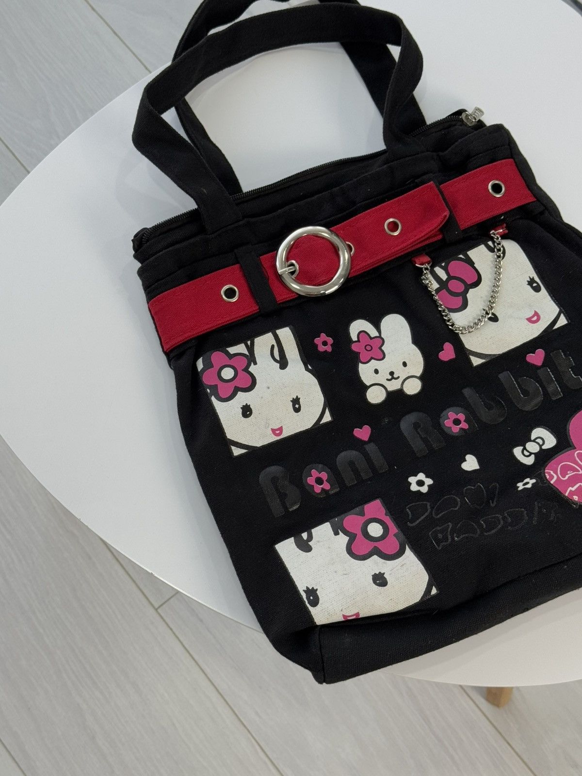 Hysteric Glamour Y2K Hello Kitty Crazy Opium Goth Glam Handle Bag Size ONE SIZE - 3 Thumbnail