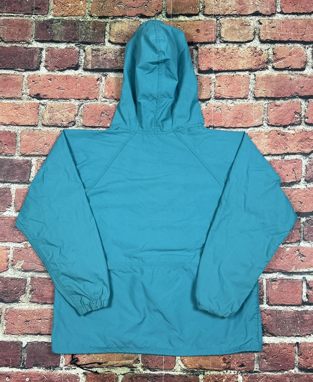 L.L. Bean Vintage 90s LL Bean Teal Nylon Anorak Windbreaker USA 2260 Size L / US 10 / IT 46 - 2 Thumbnail