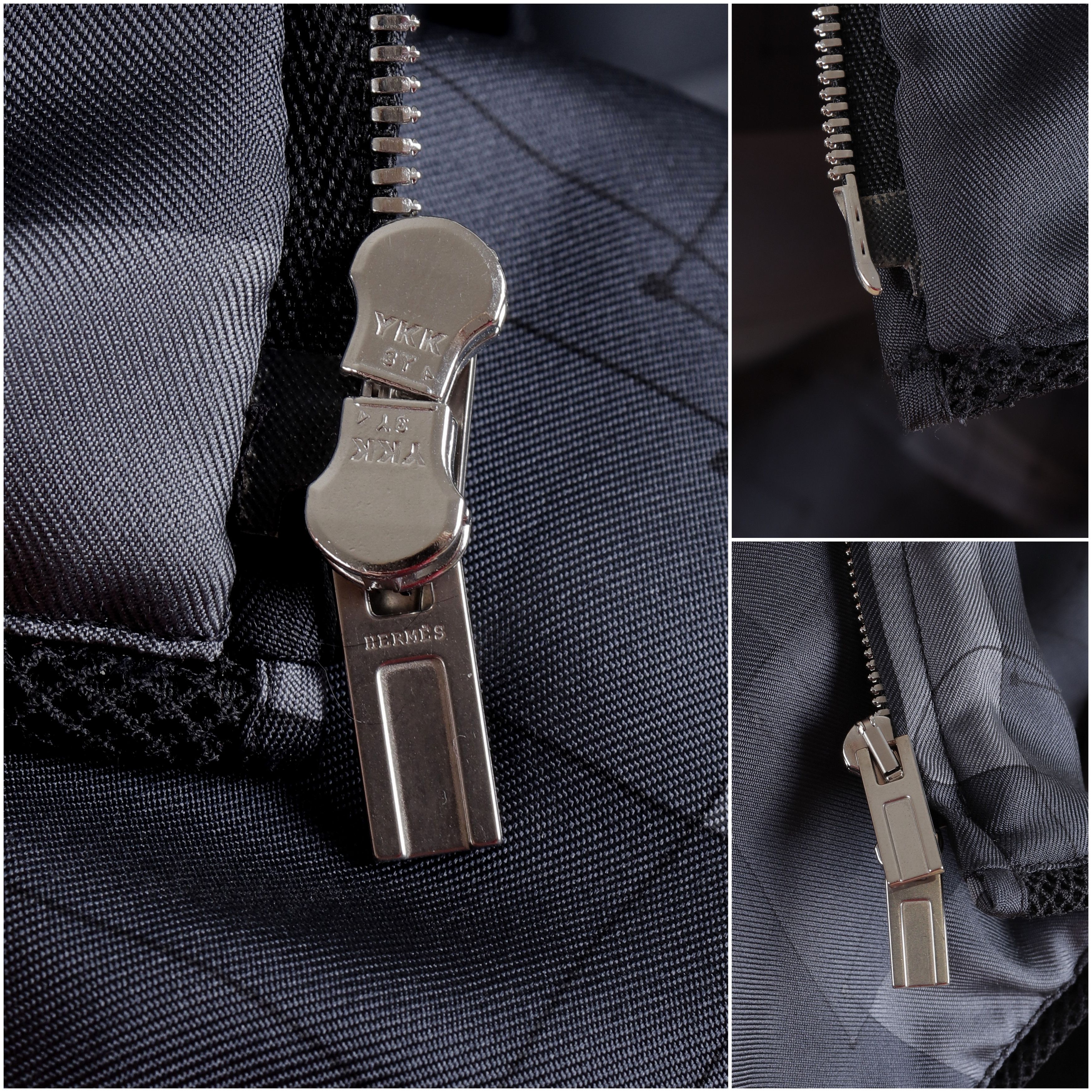 Hermes Hermes Silk Grey Geometric Print Hooded Light Jacket Size US M / EU 48-50 / 2 - 6 Thumbnail