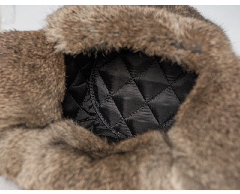 Other Unisex Genuine Sheepskin Real Rabbit Fur Hats Size ONE SIZE - 2 Thumbnail