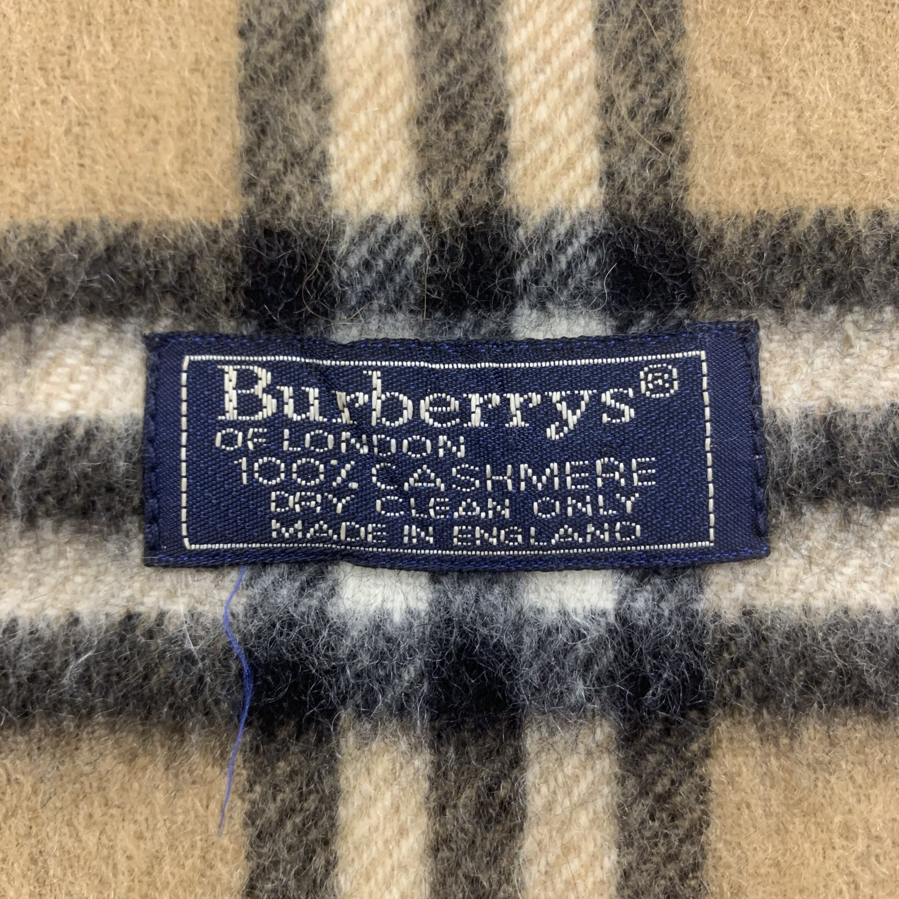 Burberry Burberry Scarf Cashmere Muffler Neck Wrap BL9249 Size ONE SIZE - 5 Thumbnail
