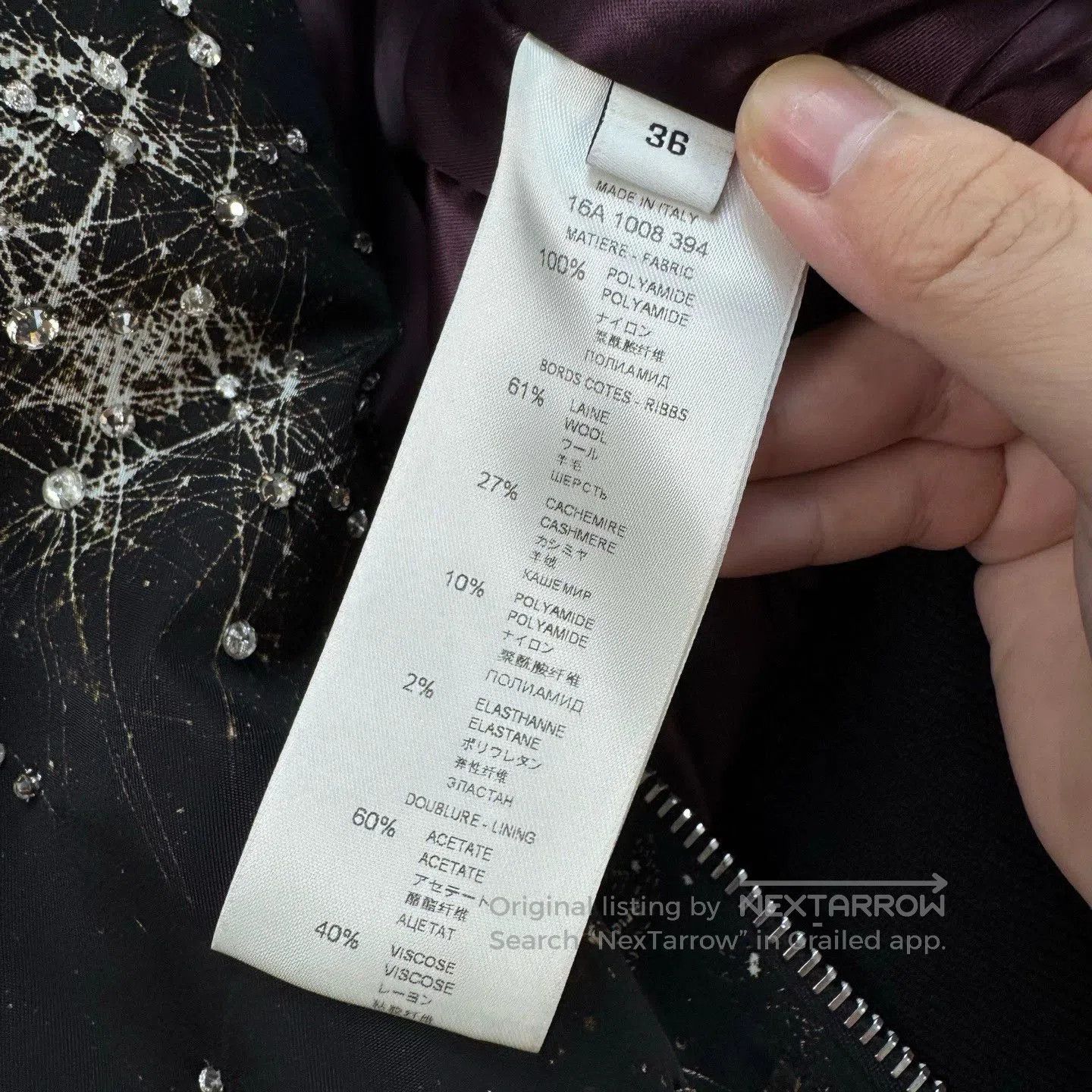 Givenchy givenchy starry embellished bomber jacket. Size US S / EU 44-46 / 1 - 7 Thumbnail