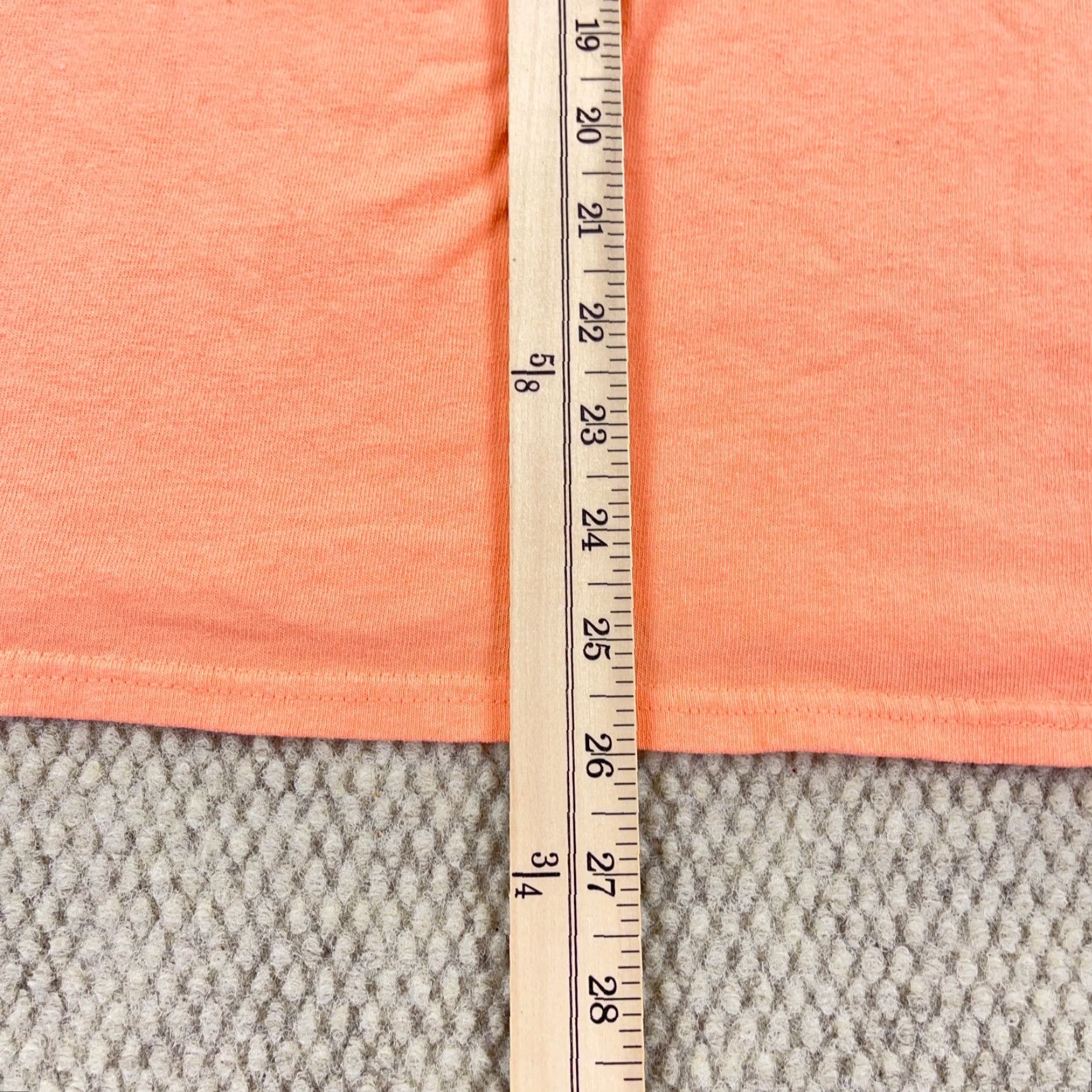 Alife VINTAGE Simple Southern Shirt Women Medium Orange Tee Teacher Life School Peach Ladies Size M / US 6-8 / IT 42-44 - 6 Thumbnail