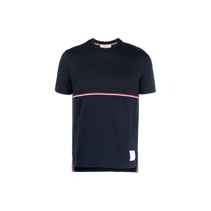 Thom Browne Thom Browne SS23 Striped Short Sleeve T-Shirt Size US S / EU 44-46 / 1 - 1 Thumbnail