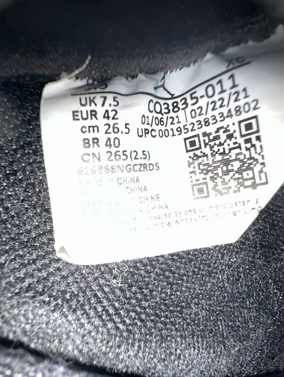 Nike Shoes Nike Air Jordan 1 FlyEase Panda Size US 9 / EU 42 - 5 Thumbnail
