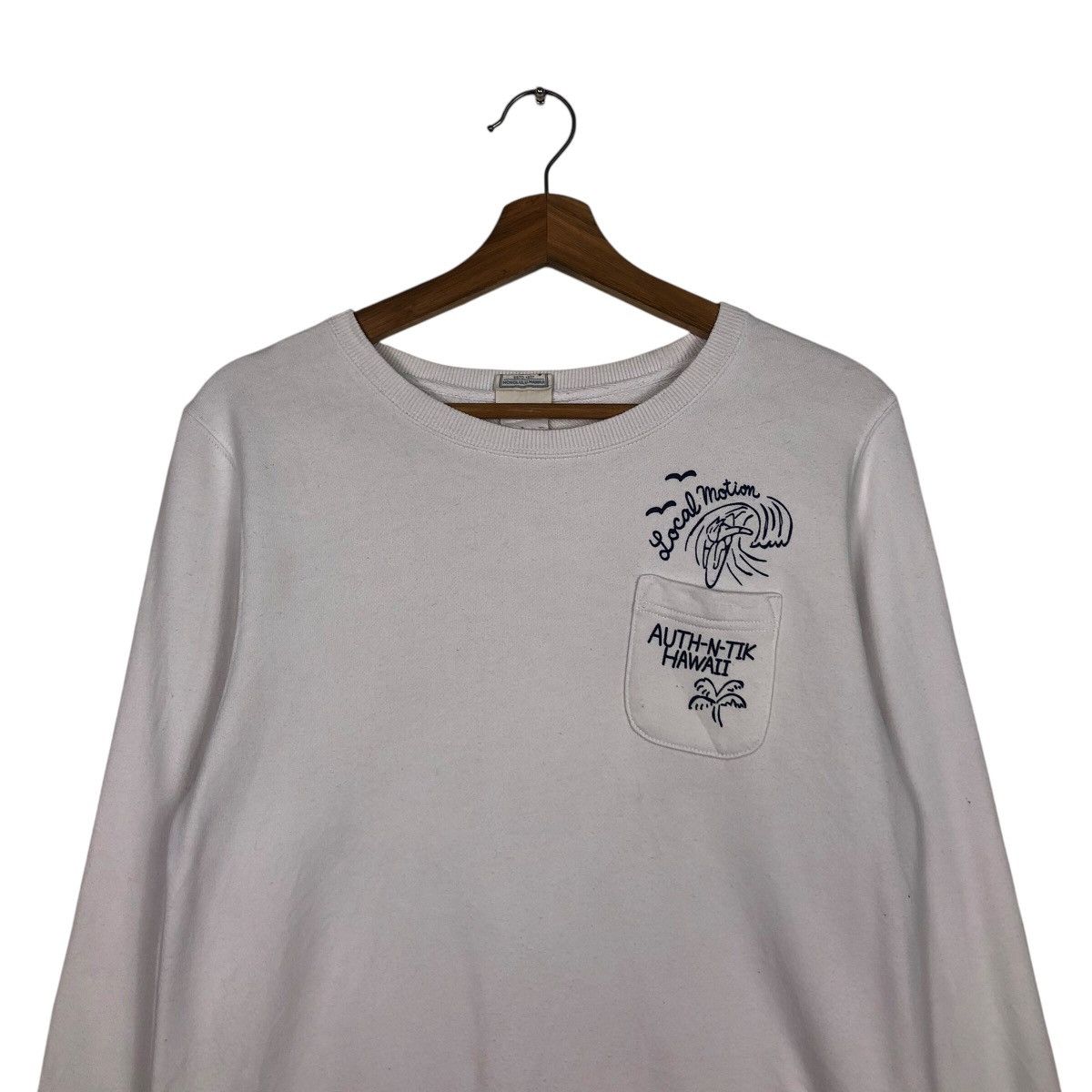 Japanese Brand × Vintage 📌Vintage Sweatshirt Crewneck Honolulu Hawaii Big Logo Size US L / EU 52-54 / 3 - 4 Thumbnail