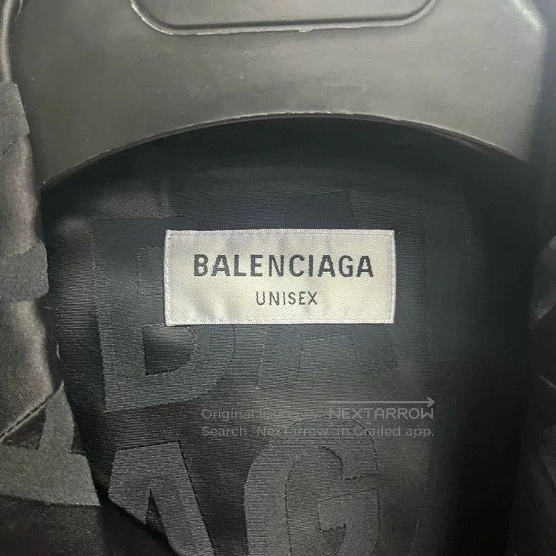 Balenciaga Balenciaga Black Logo Loose Jacket. Size US XS / EU 42 / 0 - 3 Thumbnail