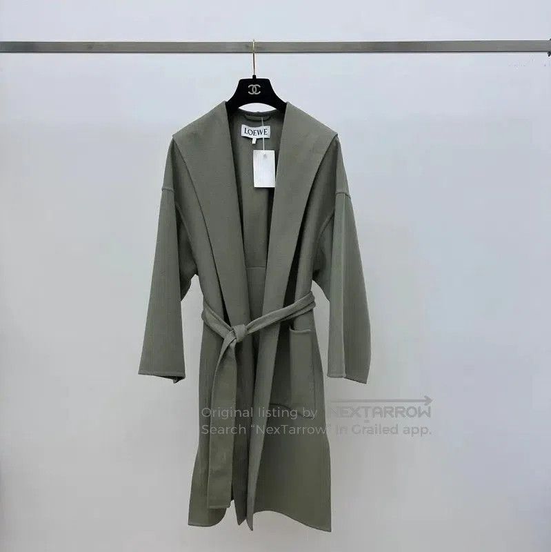 Loewe Green Cashmere Women's Coat .