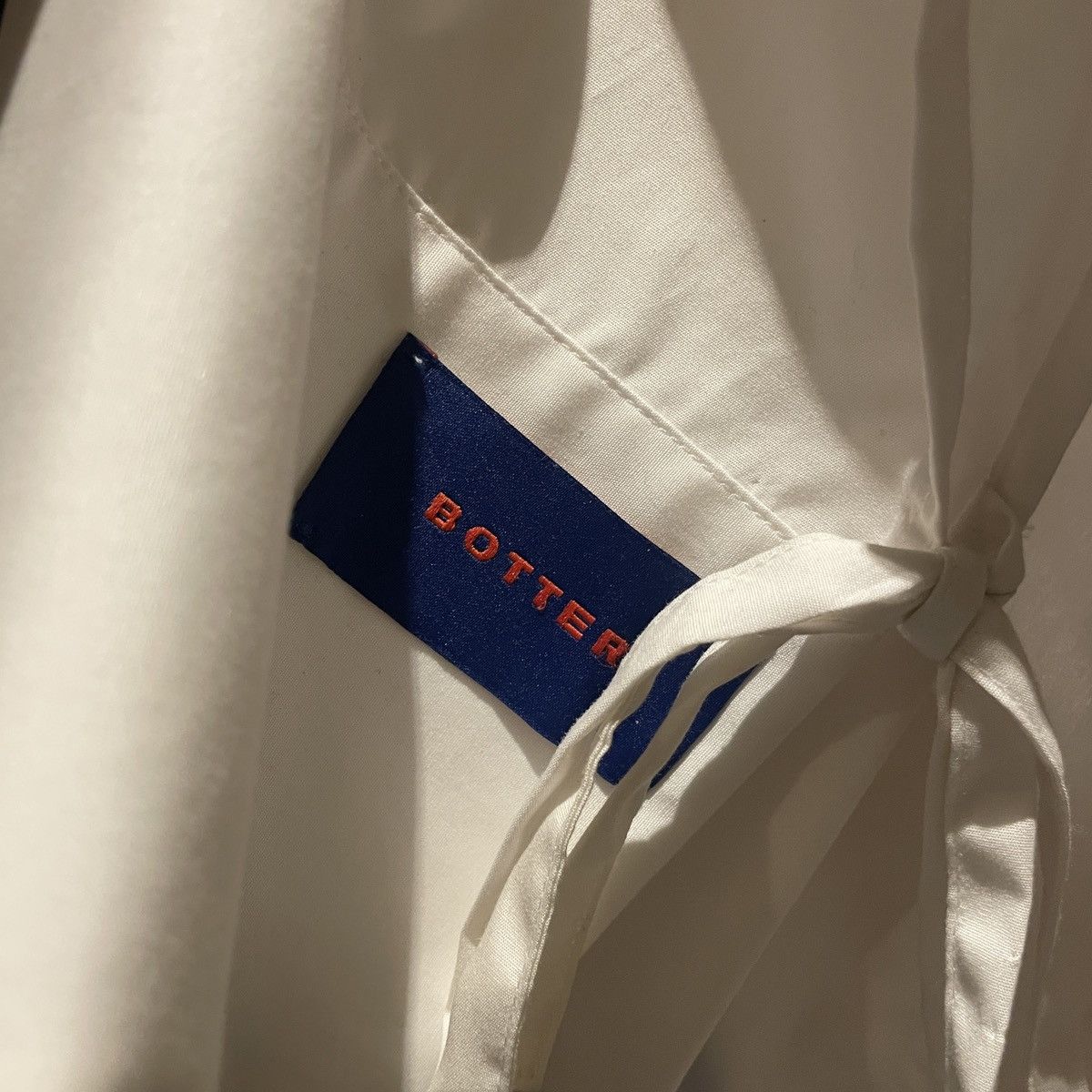 BOTTER Botter White Flower Open Over Shirt Size US M / EU 48-50 / 2 - 9 Thumbnail