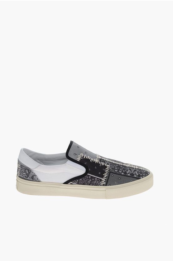 Amiri o1y0525 Low-Top Sneakers in Grey/White Size US 7 / EU 40 - 1 Thumbnail