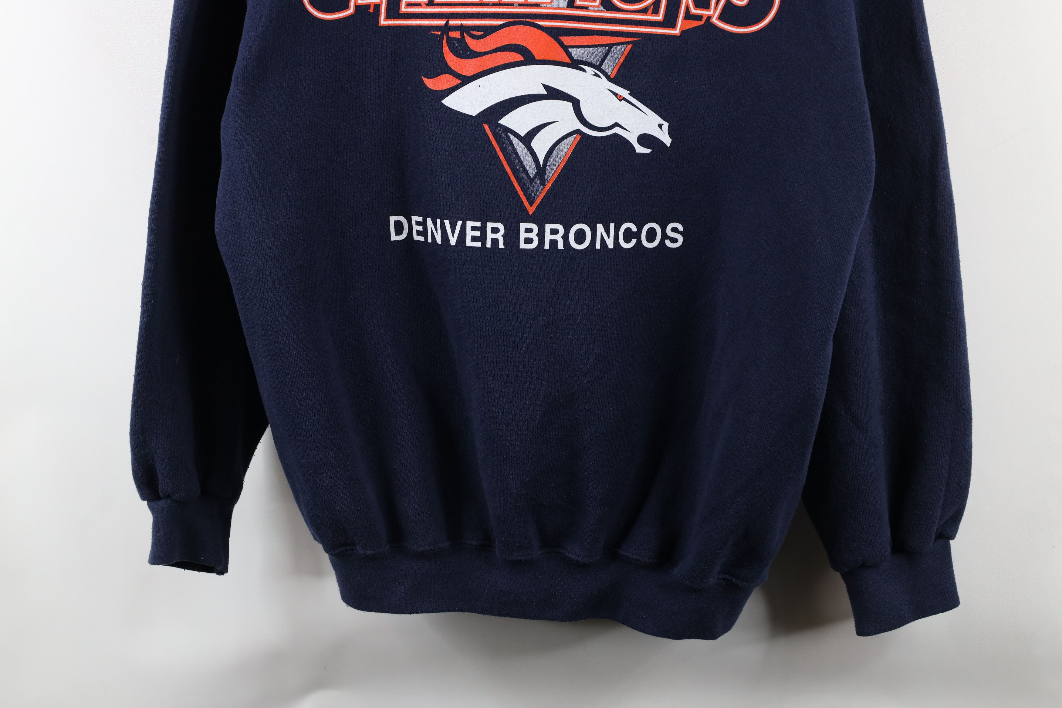 Vintage Vintage 90s Super Bowl Champs Denver Broncos Sweatshirt Size US L / EU 52-54 / 3 - 3 Thumbnail