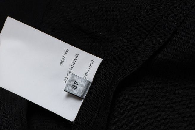 Our Legacy Our legacy, black blazer Size 48R - 5 Thumbnail