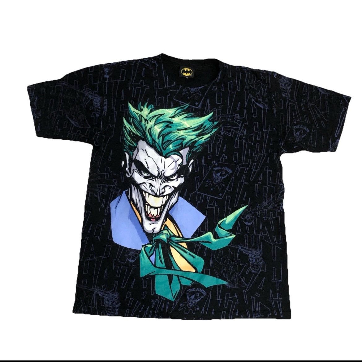 DC Comics Vintage 1999 Batman Joker All Over Print T-Shirt Size US M / EU 48-50 / 2 - 1 Thumbnail