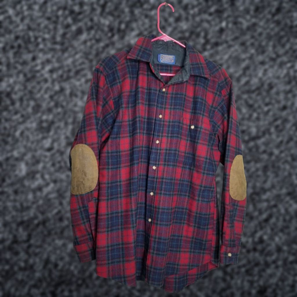Pendleton VINTAGE Pendleton Wool Plaid Shirt Jacket Mens M USA Made Size US M / EU 48-50 / 2 - 1 Thumbnail