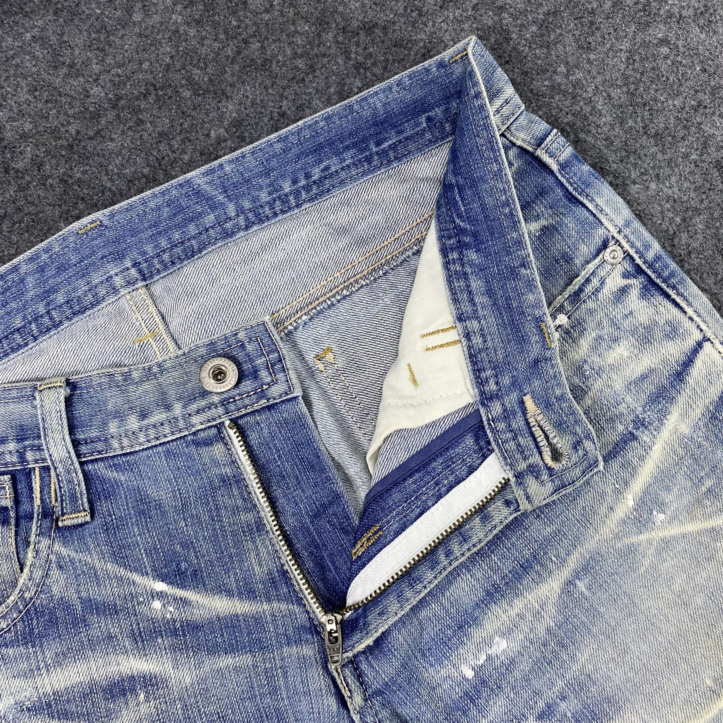 Black Barrett × Jean × Neil Barrett Black Barrett by Neil Barrett Blue Wash Jeans-J1188 Size US 32 / EU 48 - 9 Thumbnail